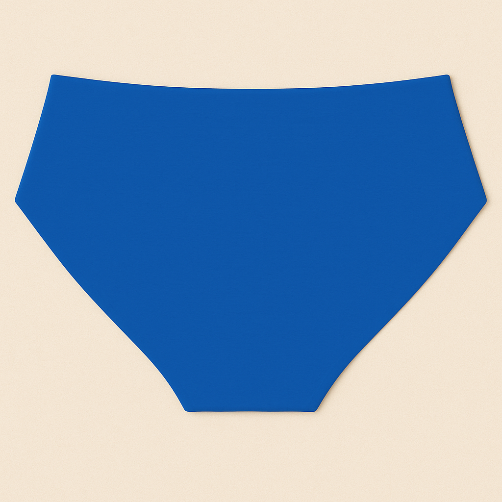 Cotton Midi Heavy Absorbency Leak Proof Underwear- Royal Blue