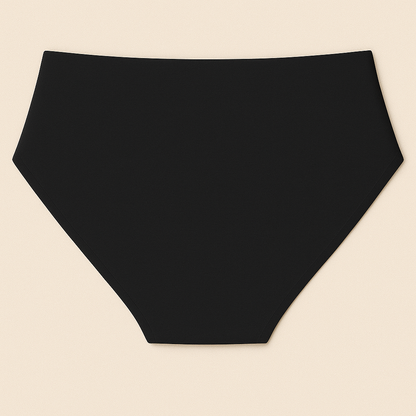 Cotton Full Brief Heavy Absorbency Leak Proof Underwear- Black